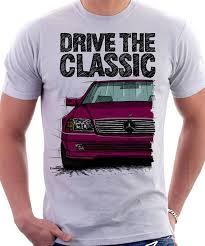 Classic Mercedes R129 Sl T Shirt White Original Hand Drawn Design Original Hand Drawn Design Made By Artist Mercedes R129 Mercedes Best Quality T Shirts