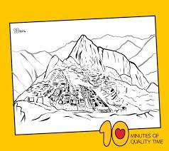 Maybe you would like to learn more about one of these? Machu Picchu Coloring Page 10 Minutes Of Quality Time