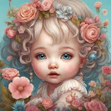 Kawaii Baby Pattern Set: Whimsical Seamless Designs (digital Download)