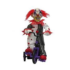 Totally Ghoul Animated Clown On Tricycle Halloween Decoration Kmart Halloween Spirit Store Halloween Decorations Spirit Halloween