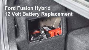 Ford Fusion Hybrid 12 Volt Battery Replacement The Battery Shop Youtube Ford Fusion Battery Shop Ford