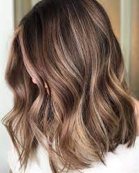 Thick Brown Hair With Subtle Highlights Hair Styles Medium Length Hair Styles Hair Color Balayage
