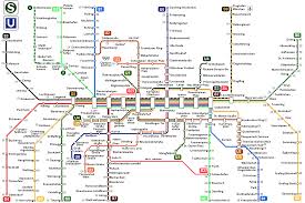 Munich Metro Map Train Map Transit Map