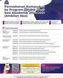 Memenuhi syarat am dan syarat khas mengikut program. Permohonan Kemasukan Ke Usim Ambilan Kedua Mac 2021 Online