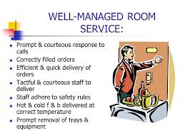 The second study, focused on dining services, has recently been completed. Room Service Ppt Video Online Download