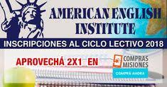 Promo 2x1 En Inscripciones 2018 American English Institutepromocion Por Tiempo Limitado Valida Por Un Ano De Inscripcion Para 2 Person Americana 2x1 Promocion