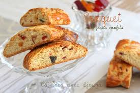 Croquants Aux Fruits Confits Et A L Orange Recette Alimentation Fruits Confits Recette Algerienne