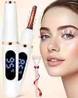 Heated Eyelash Curlers, Heated Lash Curler with Comb Electric Eyelash  Curler LED Display 3 Temp Settings for Makeup Tools USB Rechargeable  Natural Curling 24H Long Lasting for Women Gifts Pink-DF30-17 : Amazon.sg: