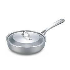 Yubinpingdiguo Pan Nonstick Stainless Steel Frying Pan 26cm Uncoated Smokeless Induction Cooker Universal Kitchenware Color Steel Frying Pan Stainless Steel