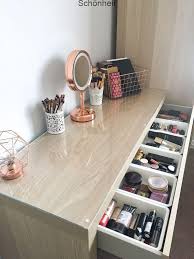 Meine Make Up Aufbewahrung Mit Dem Ikea Malm Schminktisch Beingchloe Wie Ich Oder Aufbewahrung Beingchloe Ikea Malm Kommode Ikea Malm Malm Kommode