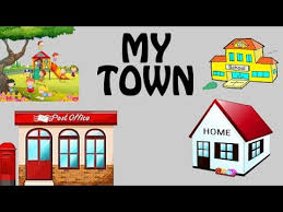 my neighbourhood for kids my town vocabulary for kids introduction of my town preschool learning