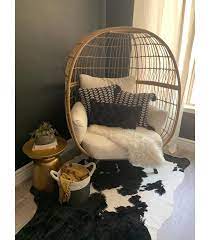 southport patio egg chair opalhouse in 2021 egg chair swinging chair decor