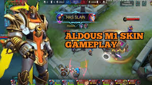 Aldous M1 Skin Youtube Skin Mobile Legends Gameplay