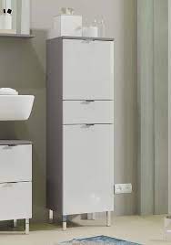 Badezimmerschrank online kaufen xxxlutz.de von spiegelschränken bis hochschränke top.badezimmerschränke bieten vielfältige möglichkeiten. Monson Badezimmer Schrank Graphit Weiss Gunstig Mobel Kuchen Buromobel Kaufen Froschkonig24