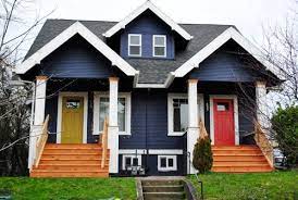 It's been a couple of months now since painting commenced but in our house it's still dubbed the green house. Dieses Land Ist Portland Dieses Portland House Exterior Blue House Exterior House Paint Exterior