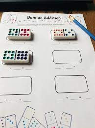 Free Printable Addition And Subtraction Games To Use With Dominoes Homeschool Giveaways Kindergarten Subtraction Worksheets Subtraction Games Addition And Subtraction