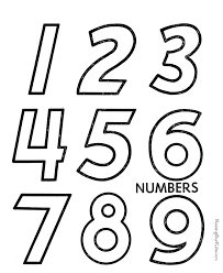 These are great for preschool or kindergarten. Coloring Pages With Numbers Coloring Home