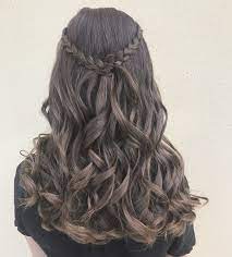 Braided Bohemian Hairstyle Updo Long Hair Prom Hair Beach Waves Bridesmaids Wedding Hair Hair By Sam J Bohemian Hairstyles Beach Wave Hair Long Hair Styles