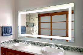 Browse a large selection of bathroom mirror designs, including fogless, lighted and framed bathroom mirrors in all shapes and finishes. Front Lighted Led Bathroom Vanity Mirror 72 X 36 Rectangular Mirrors Marble