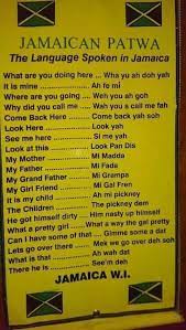Almost 3 million jamaicans in jamaica itself but an estimate 8 million jamaicans live abroad. Yup The Jamaican Language Has Been Deemed A Language In Its Own Right Jamaican Words Jamaican Quotes Jamaican Phrases