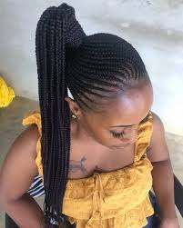 I never wear my hair down.i mean,never.i always have it tied in a low ponytail,with quite a tight hairtie,even at night.i haven't woren it down for like,2 years or so.and having a ponytail makes your hair grow and it depends how tight you make it. 17 Hottest Braided Ponytail Hairstyles For Black Women