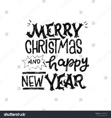 Stylish Black And White Greeting Card Merry Christmas And Happy New Year Handdra Merry Christmas And Happy New Year Merry Christmas Card Greetings Merry Happy