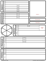 Character Profile By Elvendeathmarch On Deviantart Character Reference Sheet Creating Characters Character Sheet Template