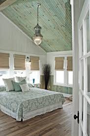 Wood Ceiling And Light Coastal Bedroom Decorating Coastal Bedrooms Coastal Living Rooms