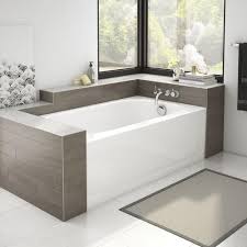 Bathtub is a perfect fit, offering a bath and shower combination. Briggs Pendant 54 W X 30 D X 15 1 4 H Bathtub At Menards