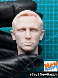 1/6 High Detail Unpainted Daniel Craig Head Sculpt for 12'' Action Figure