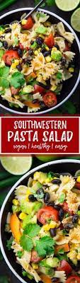 This Vegan Southwestern Pasta Salad Is One Of My Favorite Summer Recipes I Love Bringing It To Bbqs In 2021 Vegetarian Recipes Vegetarian Vegan Recipes Vegan Lunches