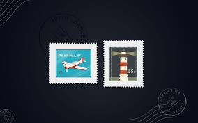 Free Postage Stamp Mockup Psd Vector Chameleon