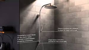 Maybe you would like to learn more about one of these? Remodel Your Shower System With A Hydrorail Shower Column Youtube