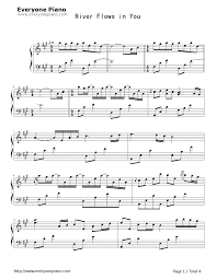 How To Play River Flows In You On Piano For Beginners River Flows In You Yiruma Stave Preview 1 Free Piano Sheet Music Piano Chords River Flow In You River Sheet Music