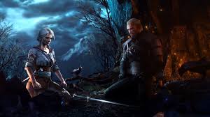 Geralt Of Rivia And Ciri Hd Wallpaper Background Image 1920x1080 Id 898261 Wallpaper Abyss