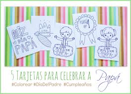 Imagen gratis para pintar en el día de las madres. Tarjetas Del Dia Del Padre Para Descargar E Imprimir Gratis