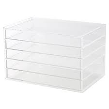 40 cassette 60 x 40 x30 (6 euro al pz); Cassetto Acrilico 5 Cassetti Impilabile Muji Online