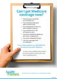 They can guide you through the enrollment process on the exchange, or through. Can I Get Medicare Coverage Now Infographic