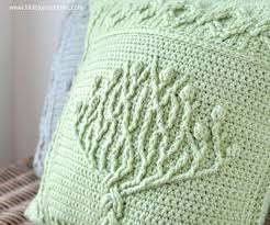 Tree Of Life Pillow New Overlay Crochet Pattern