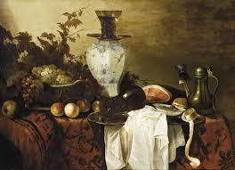 Attribue A Cornelis Kruys Haarlem 1619 1660 Schiedam Nature Morte Aux Fruits Tulipes Et Vase Clos A Still Life Painting Still Life 19th Century Paintings