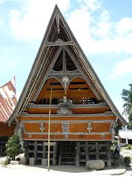 Indonesian traditional batak house set. Rumah Adat Batak Png Home Desaign