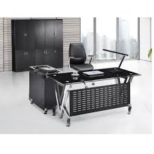 Berlin modern tempered glass computer desk with storage. Office Furniture Glass Top Computer Desk Office Table Buy Black Grass Executive Desk White Office Desk Writing Desk Product On Alibaba Com