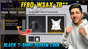 Change up the copy and font. Download Black T Shirt Redeem Code Free Fire Get Free Bl