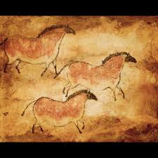 Trio Prehistoric Cave Paintings Cave Paintings Prehistoric Art