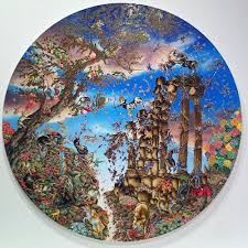 The Last Horse King By Raqib Shaw At The Apt Art Encounters Painting Landscape Paintings