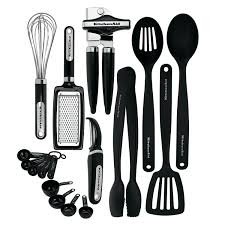 Delivered to a single cdn. Kitchenaid 17 Piece Tools And Gadget Set Black Spatulas Turners Amazon Com Au