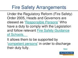 Emergency use of oxygen in the patient's home. Ppt Fire Safety Arrangements Powerpoint Presentation Free Download Id 4910783