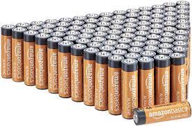 Amazon Com Amazon Basics 100 Pack Aa High Performance Alkaline Batteries 10 Year Shelf Life Easy To Open Value Pack Health Personal Care
