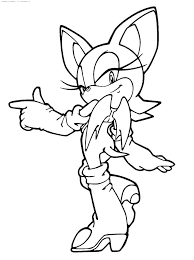 Individuals are now accustomed to using the internet in gadgets to see image and video data for inspiration, and according to the name of the post i will discuss about red sonic coloring pages. Rouge The Bat Coloring Page Free Printable Coloring Pages For Kids