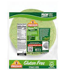 Every one of these tortillas and tostadas were made to meet your gluten free diet needs and exceed. Gluten Free Spinach Herb Tortilla Wraps Mission Foods